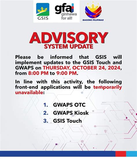 GSIS will implement .